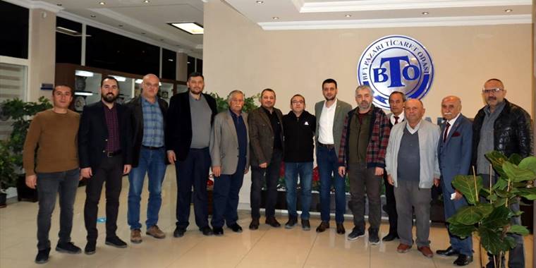 Muhtarlarından Beypazarı Ticaret Odasına ziyaret