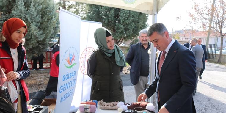 "Kadınlar Üretiyor Gölbaşı Kalkınıyor" Projesinin açılışı yapıldı