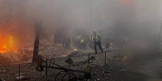 Ukrayna: Rusya'nın Kiev'e füze saldırısında 3 kişi öldü, 11 kişi yaralandı