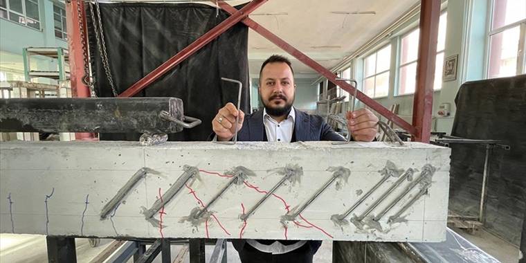 Binalarda hasarlı kirişler için "çelik dikiş" tekniği geliştirdiler