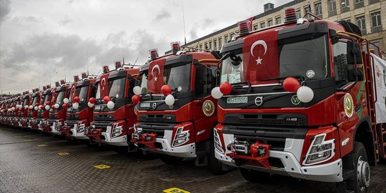 OGM'de 172 iş makinesinin bölge müdürlüklerine dağıtım töreni gerçekleştirildi