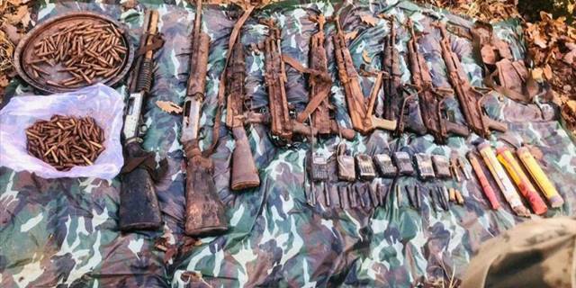 Tunceli'de terör operasyonunda silah ve mühimmat ele geçirildi