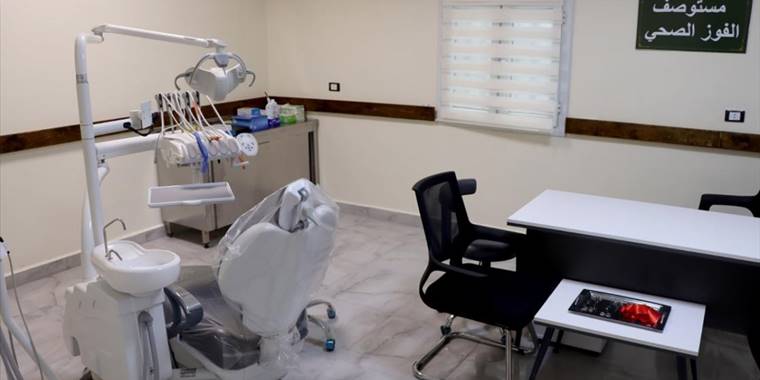 Suriye'nin İdlib ilinde kamplarda kalanlara hizmet verecek sağlık merkezi açıldı