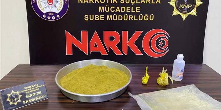 Kırıkkale'de uyuşturucu operasyonunda 2 şüpheli tutuklandı