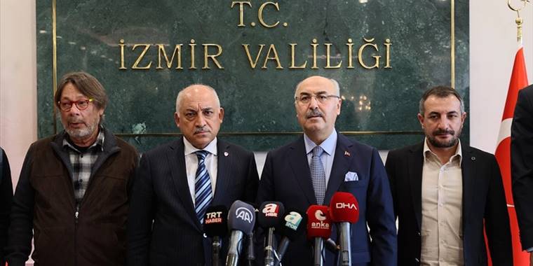 TFF Başkanı Büyükekşi'den İzmir Valisi Köşger'e ziyaret