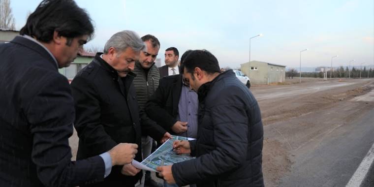 Melikgazi Belediyesinde alternatif yol çalışması