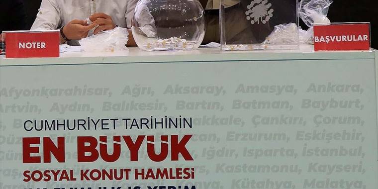 "İlk Evim, İlk İş Yerim" projesinin 3. etap kuraları başladı