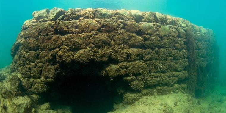 Diyarbakır'daki baraj gölünün su altı güzellikleri görüntülendi