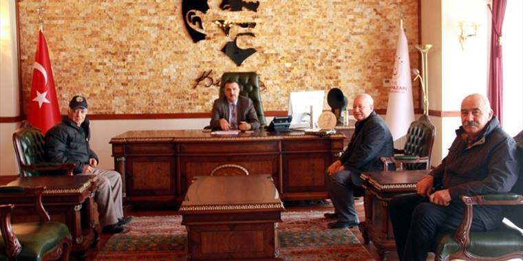 Beypazarı Kaymakamı Erdoğan, gazileri kabul etti