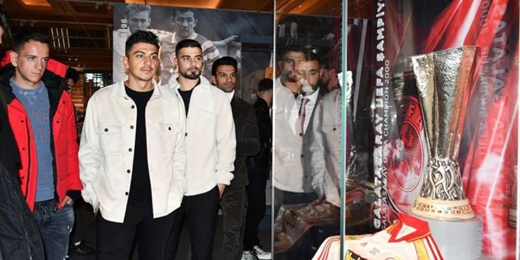 Konyasporlu futbolcular, Şut ve Gol: Türk Futbol Tarihi Sergisi'ni gezdi