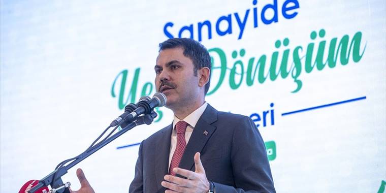 Bakan Murat Kurum: Sıfır kirlilik prensibini gösteren tesislere 'Sanayide Yeşil Dönüşüm Belgesi' düzenleyeceğiz