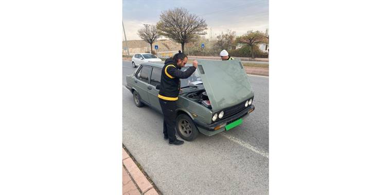 Kayseri'de Oto Hırsızlık Büro Amirliği ekipleri denetim yaptı