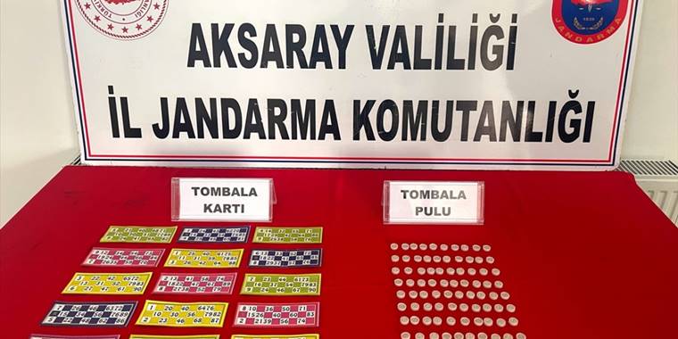 Aksaray'da kumar oynayan 26 kişiye 26 bin lira ceza uygulandı
