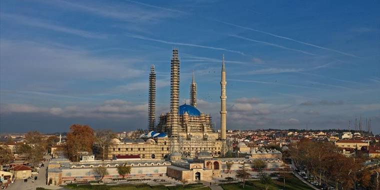 Selimiye'yi geleceğe taşıyacak kapsamlı restorasyon devam ediyor