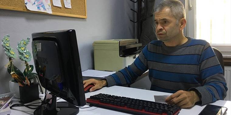 Zonguldak'ta bedensel engelli personel çalışma azmiyle takdir topluyor