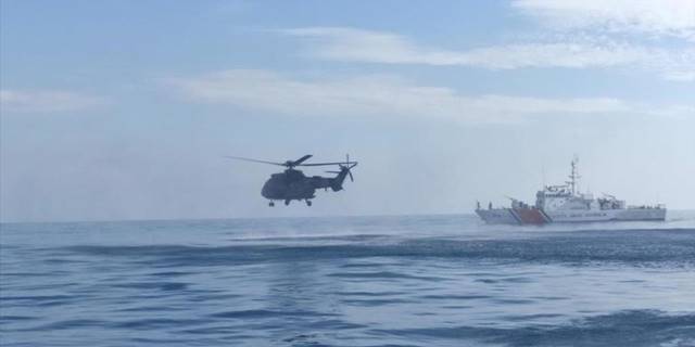 KKTC Güvenlik Kuvvetleri Komutanlığı, Akdeniz'de arama kurtarma eğitimleri icra etti