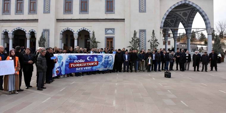 Kırıkkale'de sivil toplum kuruluşlarından Çin'e tepki