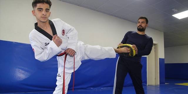 Balkan şampiyonu tekvandocu, yeni şampiyonluklar için çalışıyor