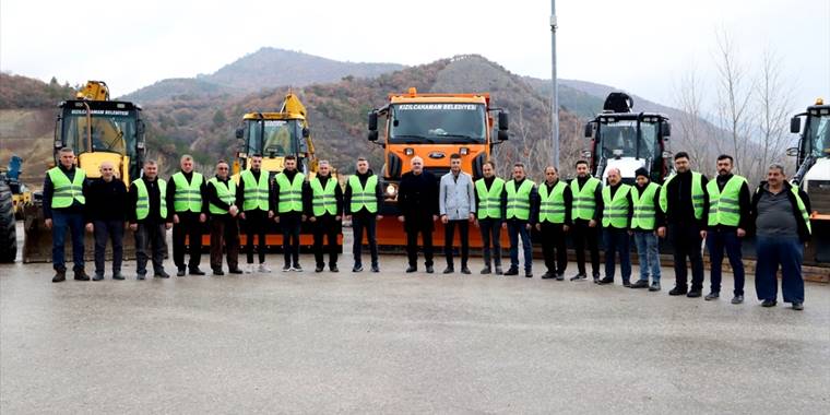 Kızılcahamam Belediyesi kış hazırlıklarını tamamladı