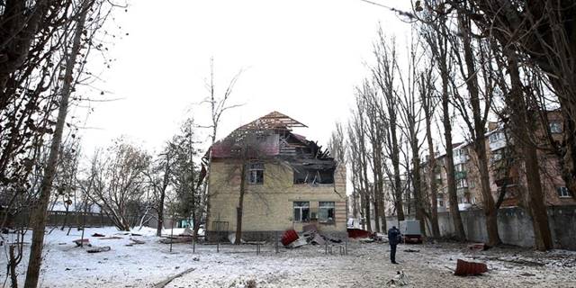 Kiev'de düşürülen insansız hava araçları sivil altyapıya hasar verdi