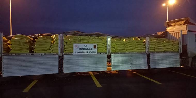 Kayseri'de 26,5 ton sahte bandrollü zirai gübre ele geçirildi