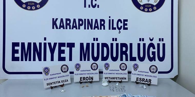 Konya'da uyuşturucu ticareti yaptıkları iddia edilen 2 kişi tutuklandı