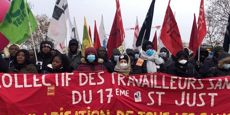 Fransa'da hükümetin hazırladığı yeni göç yasa tasarısı protesto edildi