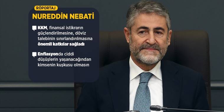 Hazine ve Maliye Bakanı Nureddin Nebati KKM'nin bir yılını değerlendirdi