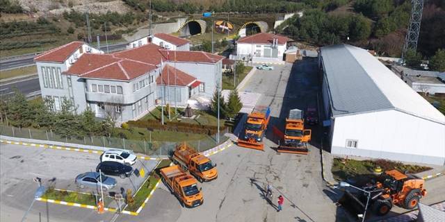 "Kar kaplanları" Bolu Dağı Tüneli'nde kış mesaisine hazır