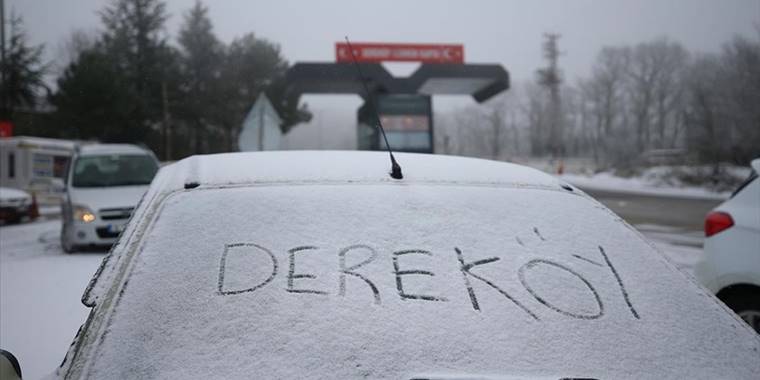 Trakya'da kar yağışı başladı