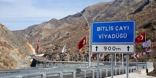 Bitlis'te ulaşımı güvenli hale getirecek viyadük yarın açılacak