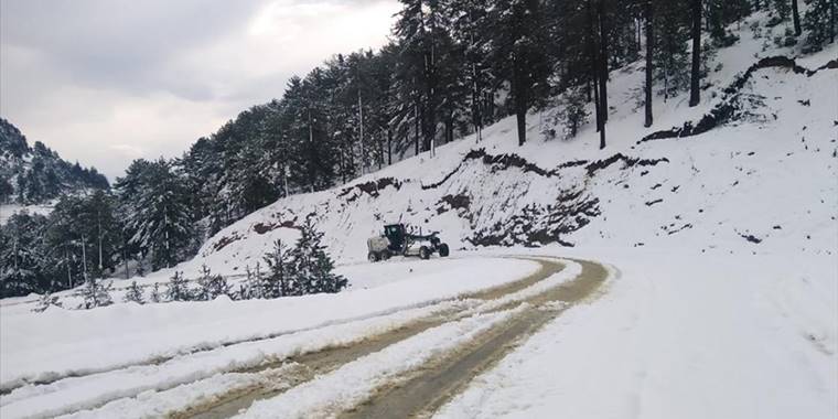 Adana'nın yüksek kesimlerinde kar etkili oluyor