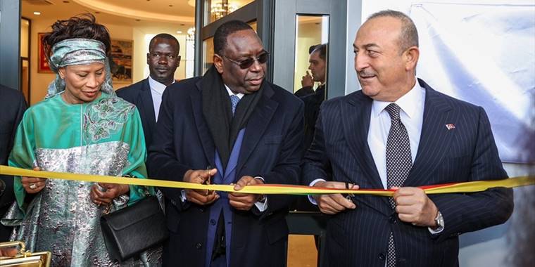 Çavuşoğlu, Senegal'in Ankara'daki yeni büyükelçilik binasının açılışına katıldı