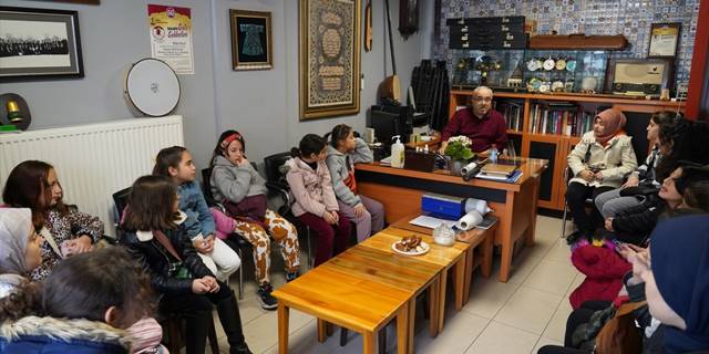 Konya'da Bilgehane öğrencilerine ney anlatıldı