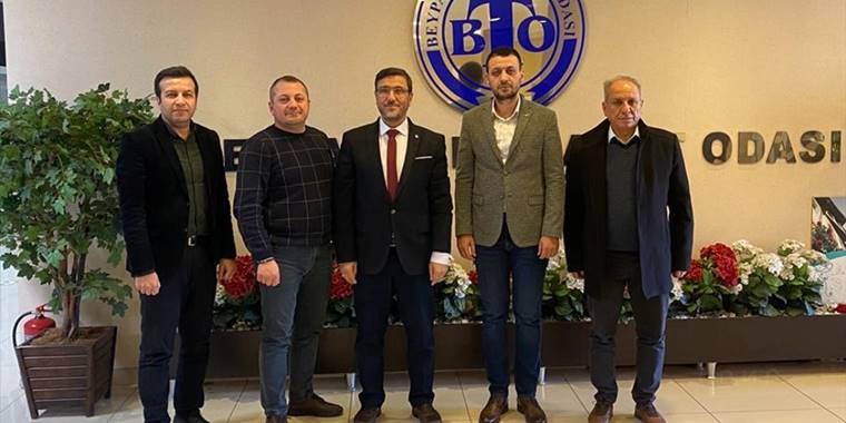 Beypazarı İlçe Milli Eğitim Müdürü Yılmaz, Ticaret Odasını ziyaret etti