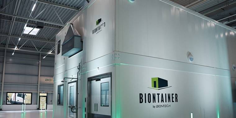 BioNTech, Ruanda'ya göndereceği konteyner aşı fabrikasını tamamladı