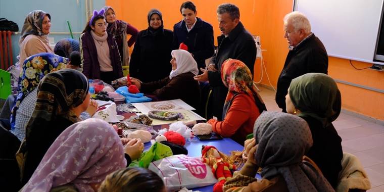 Hüyük'teki eski okul binaları Köy Yaşam Merkezleri'ne dönüştürüldü
