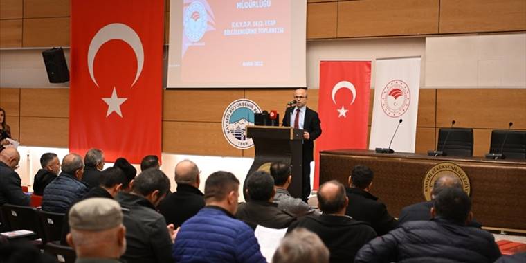Kayseri'de çiftçilere kırsal kalkınma yatırımları anlatıldı