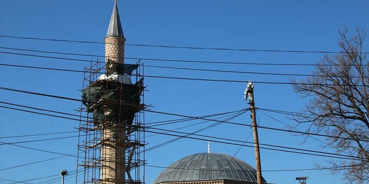 Kuzey Makedonya'nın Manastır şehrindeki Hacı Mahmud Bey Camisi'nin restorasyonu bitti