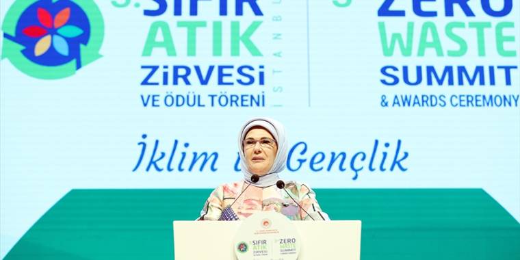 Emine Erdoğan: Bizlerle başlayan Sıfır Atık hareketi gelecek nesillere miras kalacak