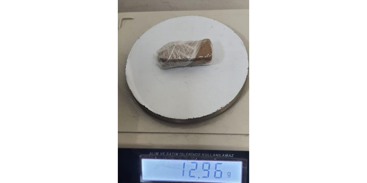 Kayseri'de uyuşturucuyla yakalanan şüpheli gözaltına alındı