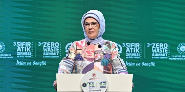 Emine Erdoğan'dan "Uluslararası 3. Sıfır Atık Zirvesi ve Ödül Töreni" paylaşımı