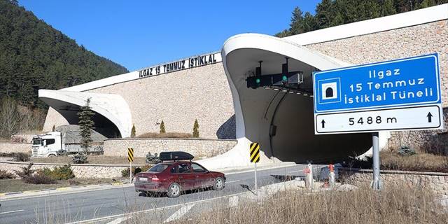 Ilgaz Dağı'na yapılan tünel sürücülere büyük kolaylık sağlıyor