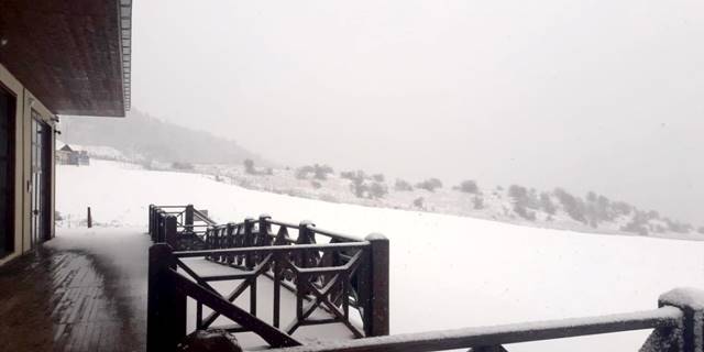 Karabük'ün yüksek kesimlerinde kar etkili oluyor