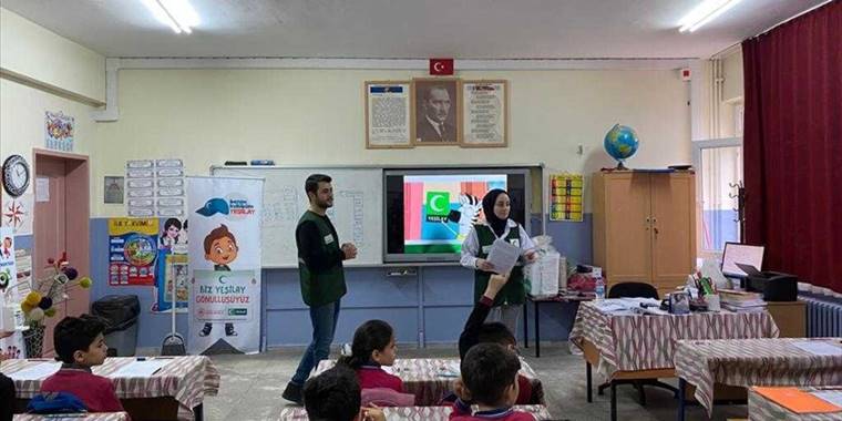 Kırıkkale'de "Benim Kulübüm Yeşilay" projesi ile 585 öğrenciye ulaşıldı