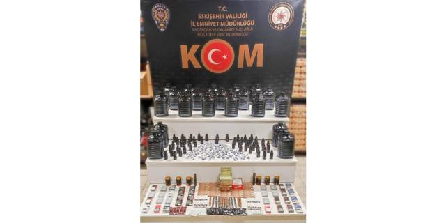 Eskişehir'de sahte içki operasyonunda 3 şüpheli yakalandı