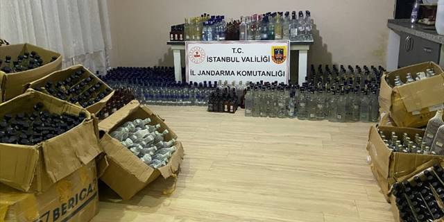 İstanbul'da 2022'de sahte içki operasyonlarında 94 şüpheli tutuklandı