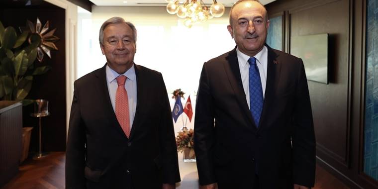 Dışişleri Bakanı Çavuşoğlu, BM Genel Sekreteri Guterres'le telefonda görüştü