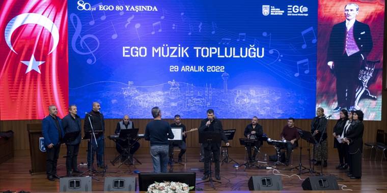 EGO çalışanları kurdukları müzik topluluğuyla stres atıyor