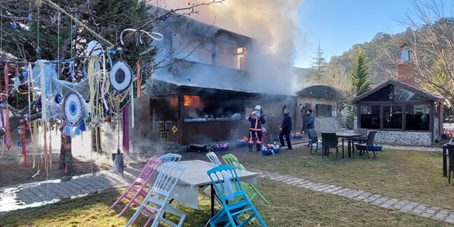 Ankara'da restoranda çıkan yangında işletmeci hayatını kaybetti
